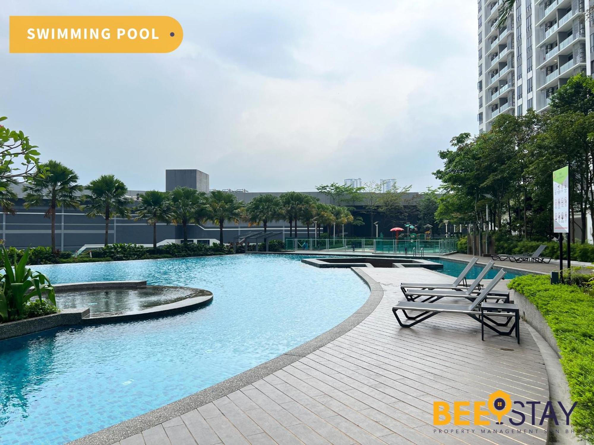 Pangsapuri United Point Pool View 8 Pax Walking Distance To Mall *